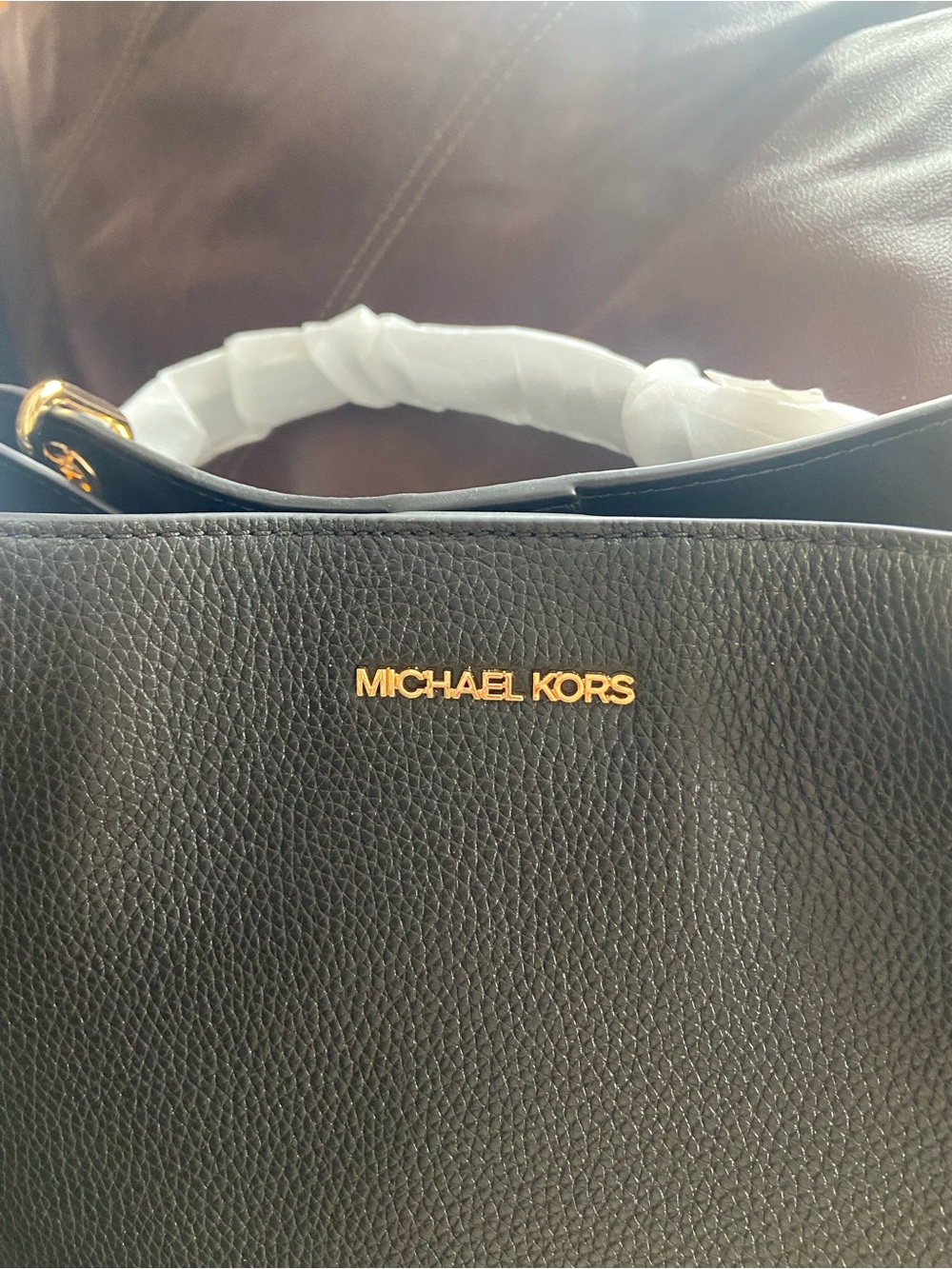 Michael Kors Trisha Large Triple Gusset Shoulder bag - new! - Picture 8 of 14